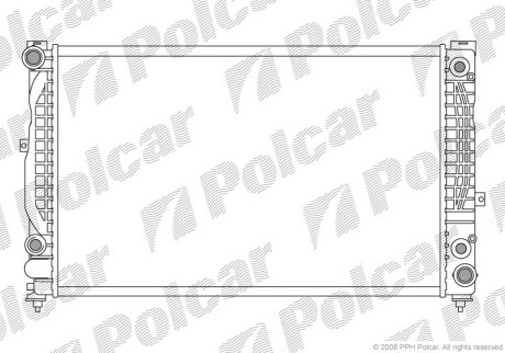 Радіатори охолодження POLCAR/SRL 132408A6