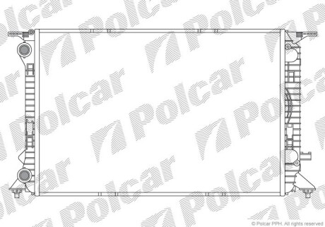 Радіатори охолодження POLCAR/SRL 133708-4