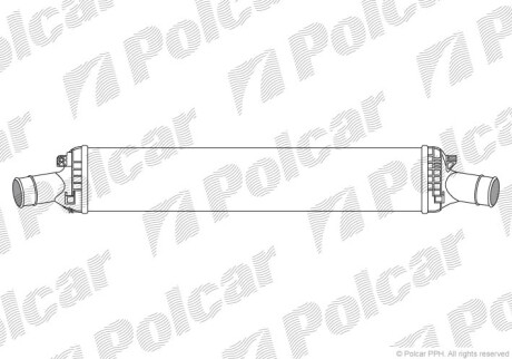 Радіатори повітря (Інтеркулери) POLCAR/SRL 1337J8-2