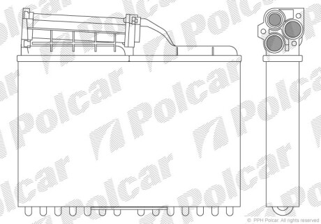 Радіатори обігріву POLCAR/SRL 2015N8-3