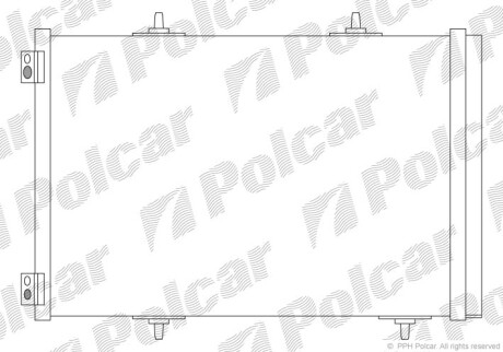 Радіатори кондиціонера POLCAR/SRL 2316K8C3S