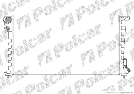 Радіатори охолодження POLCAR/SRL 232608B4