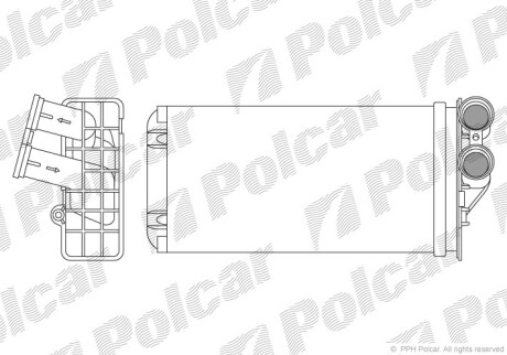 Радіатори обігріву POLCAR/SRL 2329N8-1