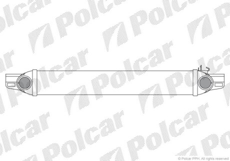 Радіатори повітря (Інтеркулери) POLCAR/SRL 2391J8-1