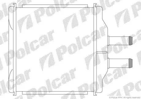 Радіатори обігріву POLCAR/SRL 2500N8-1