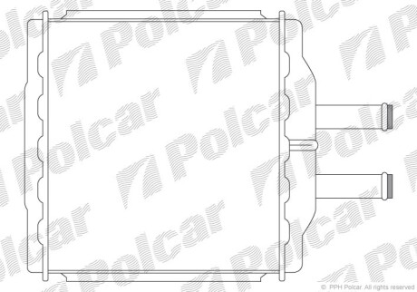 Радіатори обігріву POLCAR/SRL 2505N8-1