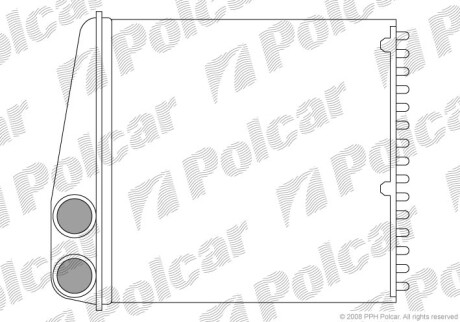 Радіатори обігріву POLCAR/SRL 2707N8-2