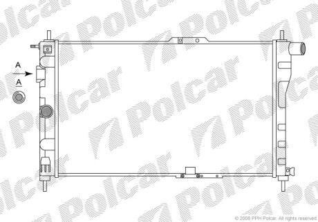 Радіатори охолодження POLCAR/SRL 291008A1