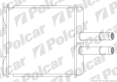 Радіатори обігріву POLCAR/SRL 2912N8-1