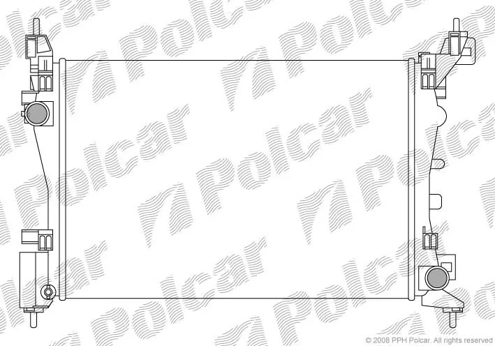 Радіатори охолодження POLCAR/SRL 302408-3 (фото 1)