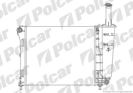 Радіатори охолодження POLCAR/SRL 303508A1