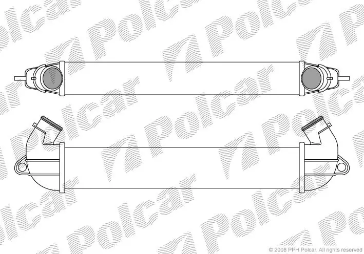 Радіатори повітря (Інтеркулери) POLCAR/SRL 3040J8-1 (фото 1)