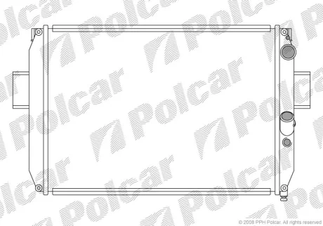 Радіатор охолодження POLCAR/SRL 305008A6