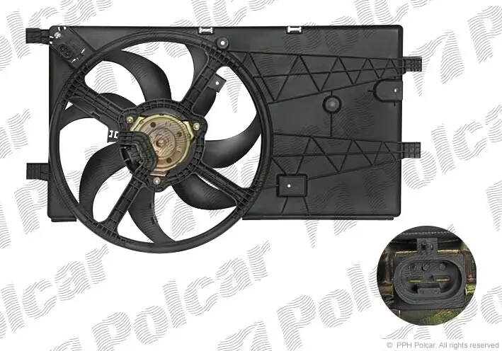 Вентилятори з корпусом / кронштейном POLCAR/SRL 308523W2 (фото 1)