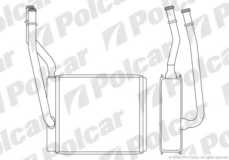 Радіатори обігріву POLCAR/SRL 3201N8-1