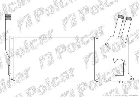 Радіатори обігріву POLCAR/SRL 3203N8-1