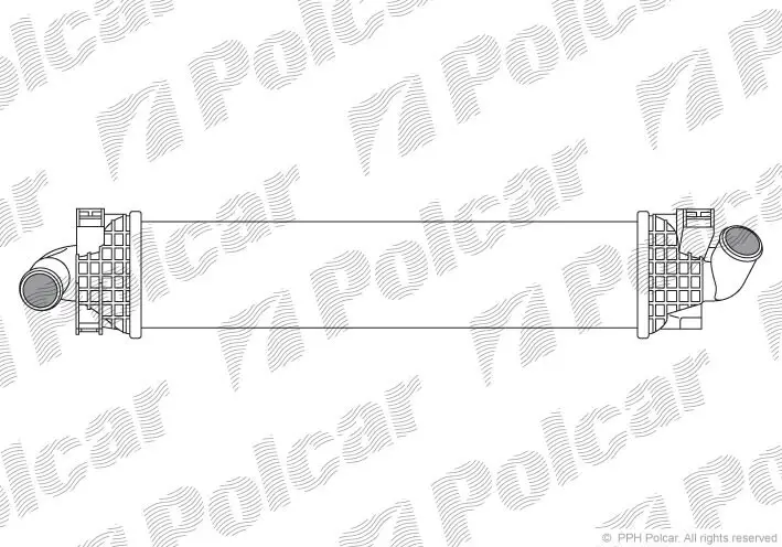 Радіатори повітря (Інтеркулери) POLCAR/SRL 3205J8-1 (фото 1)