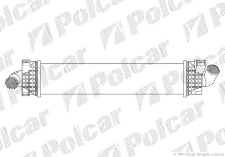 Радіатори повітря (Інтеркулери) POLCAR/SRL 3205J8-1