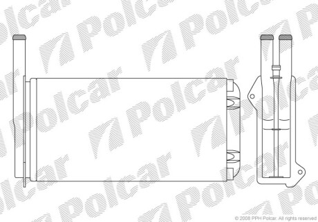 Радіатори обігріву POLCAR/SRL 3206N8-1