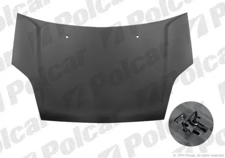 Капот POLCAR/SRL 321203