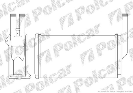 Радіатори обігріву POLCAR/SRL 3214N8-1