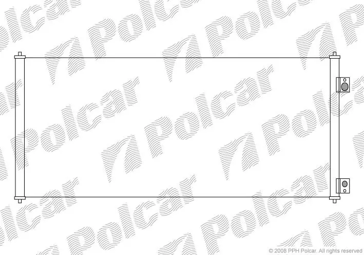 Радіатори кондиціонера POLCAR/SRL 3247K8C1S (фото 1)
