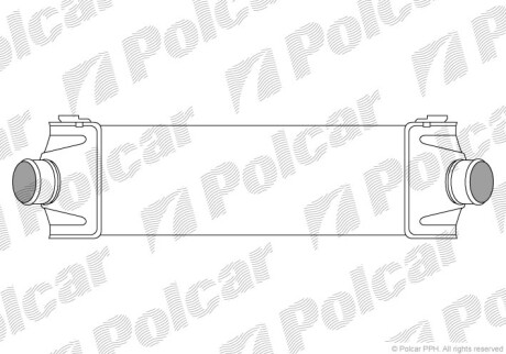 Радіатори повітря (Інтеркулери) POLCAR/SRL 3248J8-1