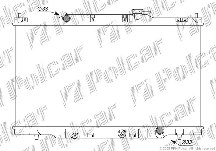 Радіатори охолодження POLCAR/SRL 387608-1 (фото 1)