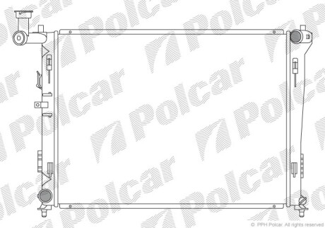 Радіатори охолодження POLCAR/SRL 401508-1