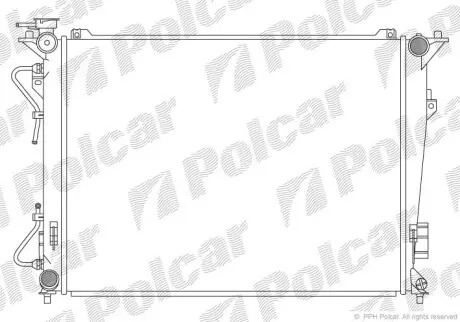 Радіатори охолодження POLCAR/SRL 402608-1