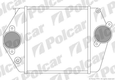 Радіатори повітря (Інтеркулери) POLCAR/SRL 4519J8A1