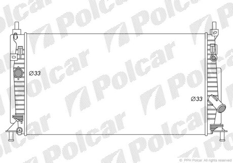 Радіатори охолодження POLCAR/SRL 454208-1