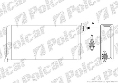 Радіатори обігріву POLCAR/SRL 5001N8-1