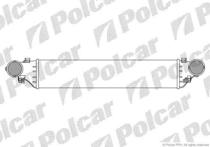Радіатори повітря (Інтеркулери) POLCAR/SRL 5003J8-2 (фото 1)