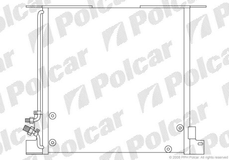 Радіатори кондиціонера POLCAR/SRL 5012K8C1