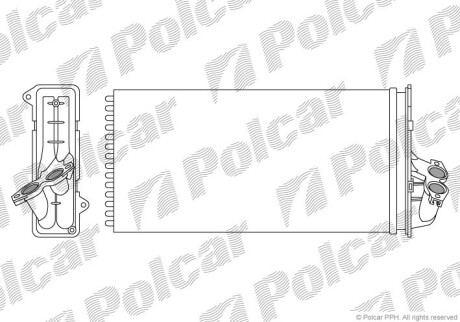 Радіатори обігріву POLCAR/SRL 5012N8-1