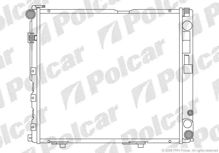 Радіатори охолодження POLCAR/SRL 50240803 (фото 1)
