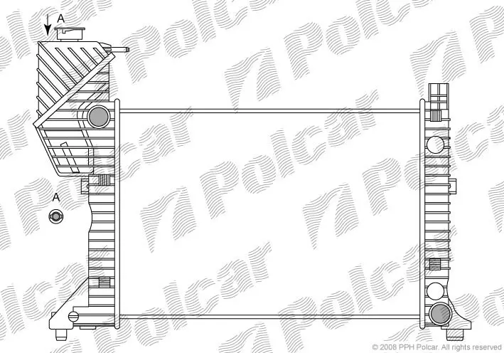 Радіатори охолодження POLCAR/SRL 506208A1 (фото 1)