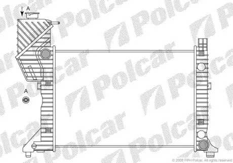 Радіатори охолодження POLCAR/SRL 506208A1