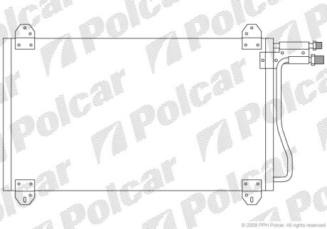 Радіатори кондиціонера POLCAR/SRL 5062K8C1