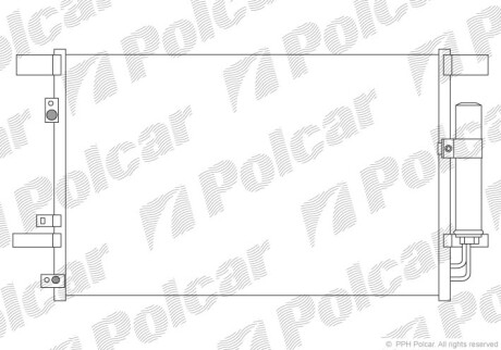 Радіатори кондиціонера POLCAR/SRL 5266K8C1