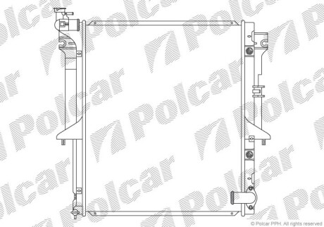 Радіатори охолодження POLCAR/SRL 527908-4