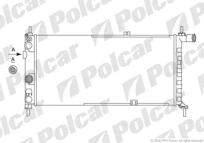 Радіатори охолодження POLCAR/SRL 550508A4 (фото 1)