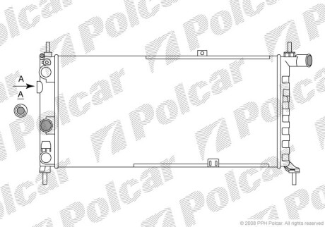 Радіатори охолодження POLCAR/SRL 550508A4