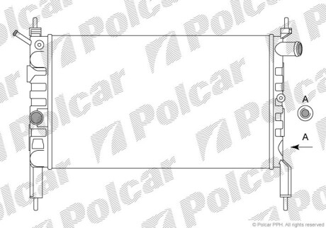 Радіатори охолодження POLCAR/SRL 550708B1