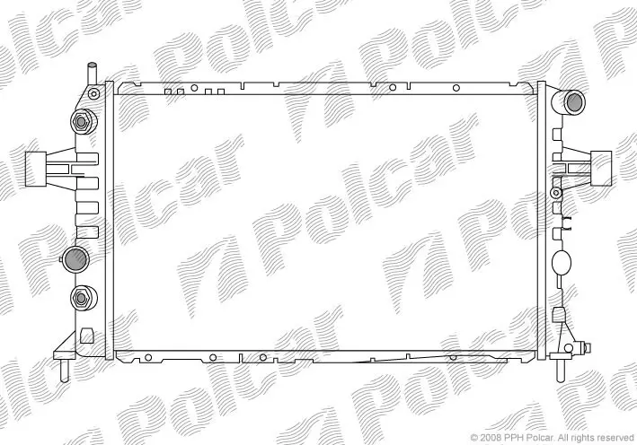 Радіатори охолодження POLCAR/SRL 550808-3 (фото 1)