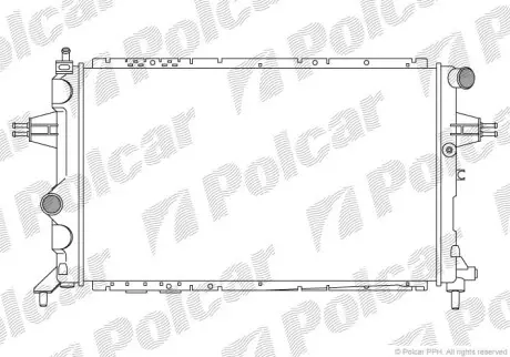 Радіатори охолодження POLCAR/SRL 550808-4