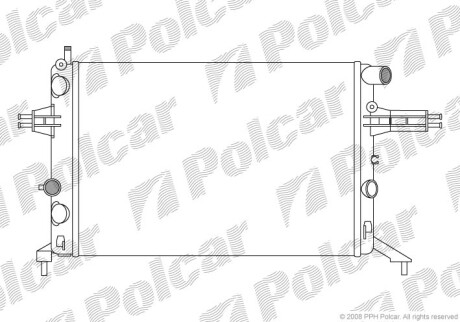 Радіатори охолодження POLCAR/SRL 550808A8