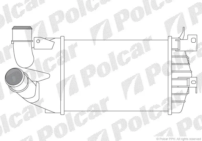Радіатори повітря (Інтеркулери) POLCAR/SRL 5509J8-3 (фото 1)