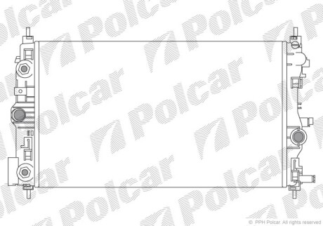 Радіатори охолодження POLCAR/SRL 551108-7